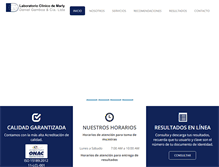 Tablet Screenshot of laboratoriomarly.com